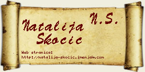 Natalija Skočić vizit kartica